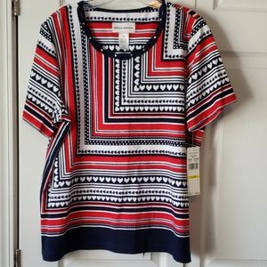 Alfred Dunner short sleeve top